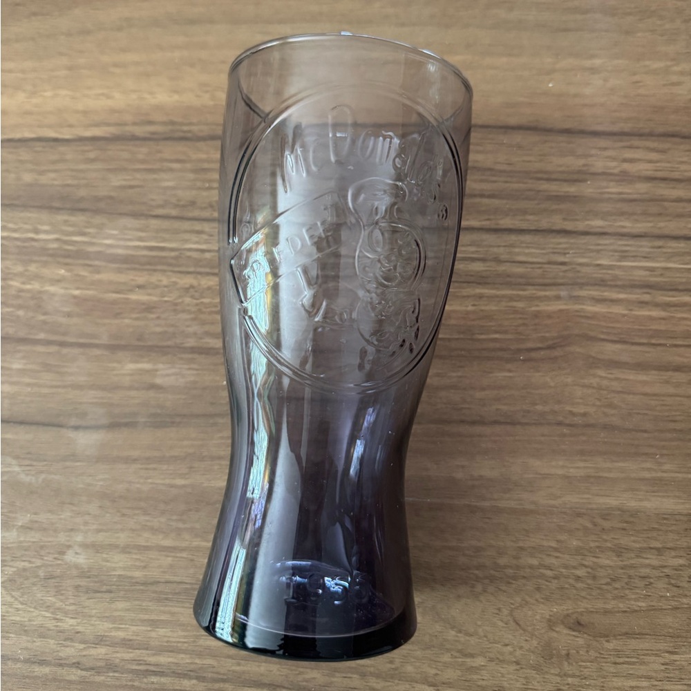 1955 Reproduction McDonald's Embossed Glass with Logo